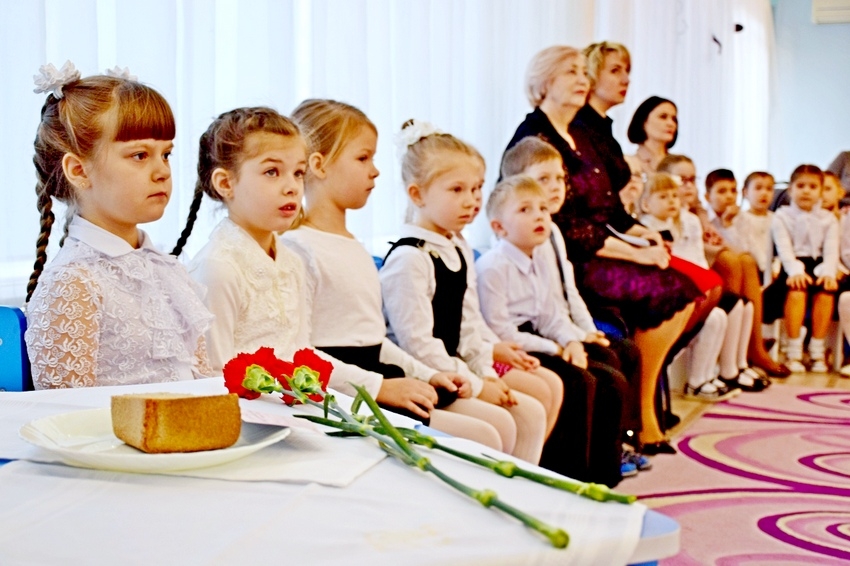 Дошкольники Тамбова приняли участие в акции «Блокадный хлеб»