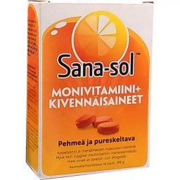 Sana-sol Monivitamiini Pehmea. Витаминно-минеральный комплекс. 48 табл. (Дания)
