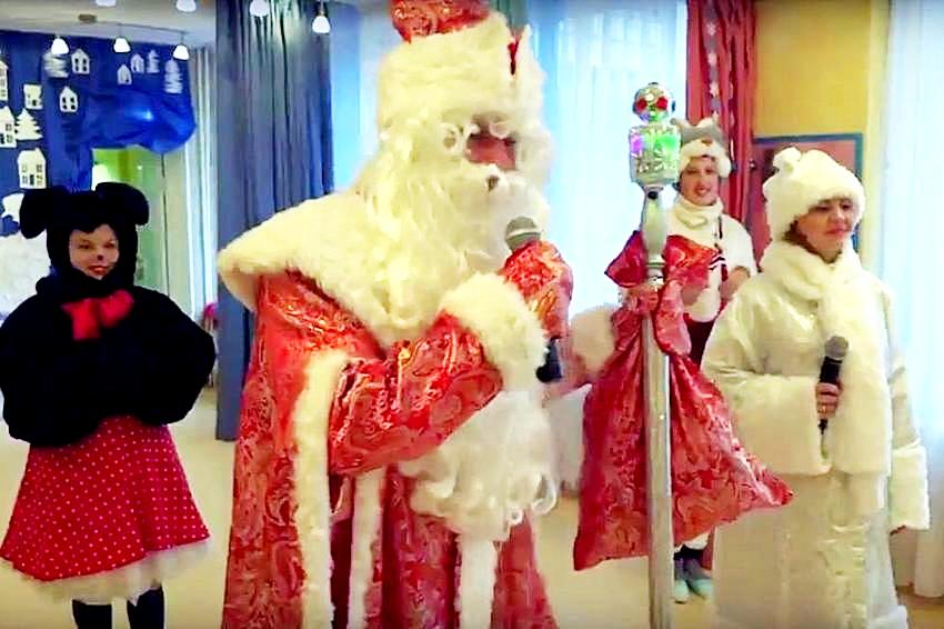 Новогоднее путешествие Деда Мороза по Тамбову [+Видео]