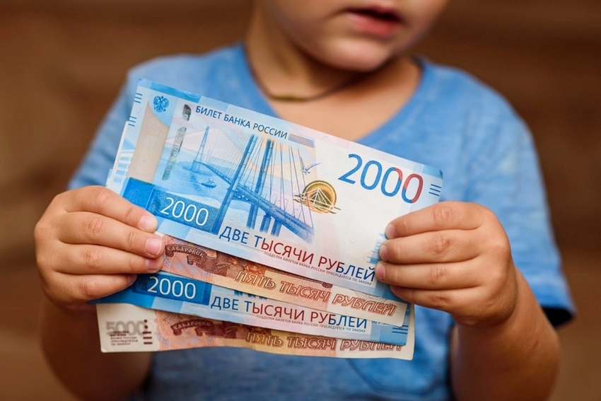 Ежемесячную господдержку получает каждый четвёртый ребёнок в России, заявили в Минтруде