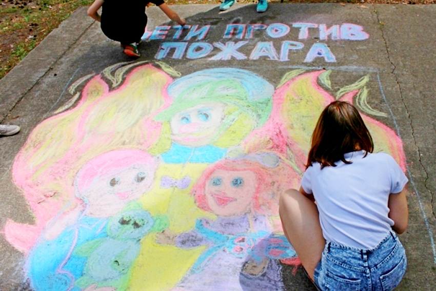 В Тамбове провели традиционный ежегодный фестиваль «Дети против пожаров»