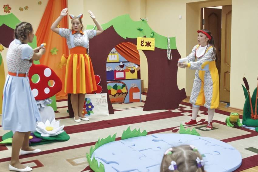 В детском саду состоялась премьера спектакля ТМТ «Гусёнок»! 8
