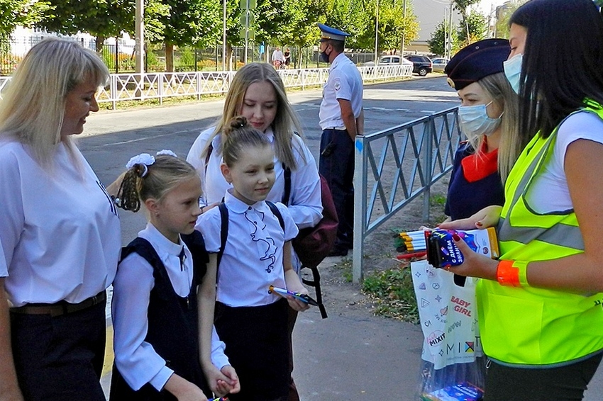 Тамбовские автоинспекторы в преддверии 1 сентября проводят акцию «Внимание - дети!»