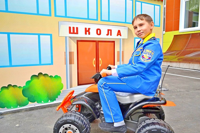 В школе №1 «Солково - Тамбов» открыт новый автогородок 5
